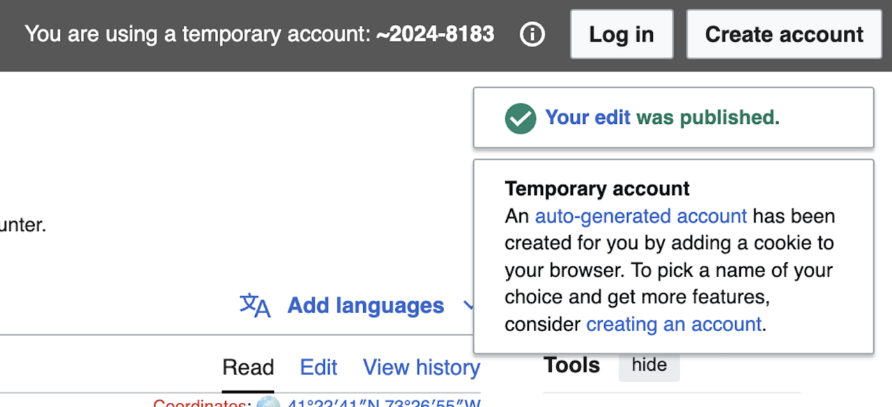 How to Automate Social Media Accounts: A Simpler Alternative to OpenClaw Emerges — Temporary Accounts - first edit popup