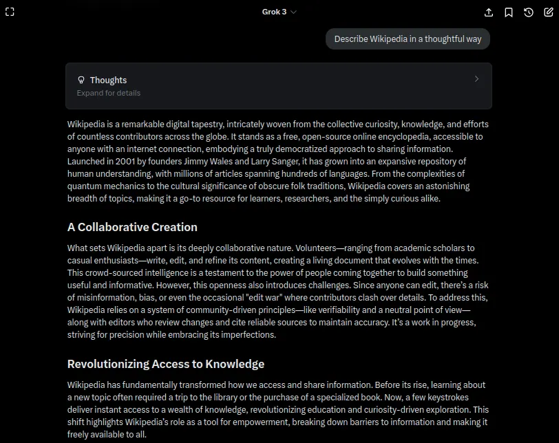 Grok Imagine Video 1.5 Expands Availability With Faster Generation, Image-to-Video Capabilities — Grok chatbot example screenshot