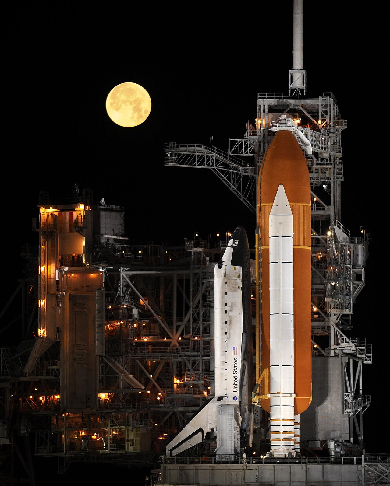 Under the Hood: The 5 Core Patterns Every AI Agent Framework Hides—And One Dev's ~200-Line Implementation — Space Shuttle Discovery under a full moon, 03-11-09