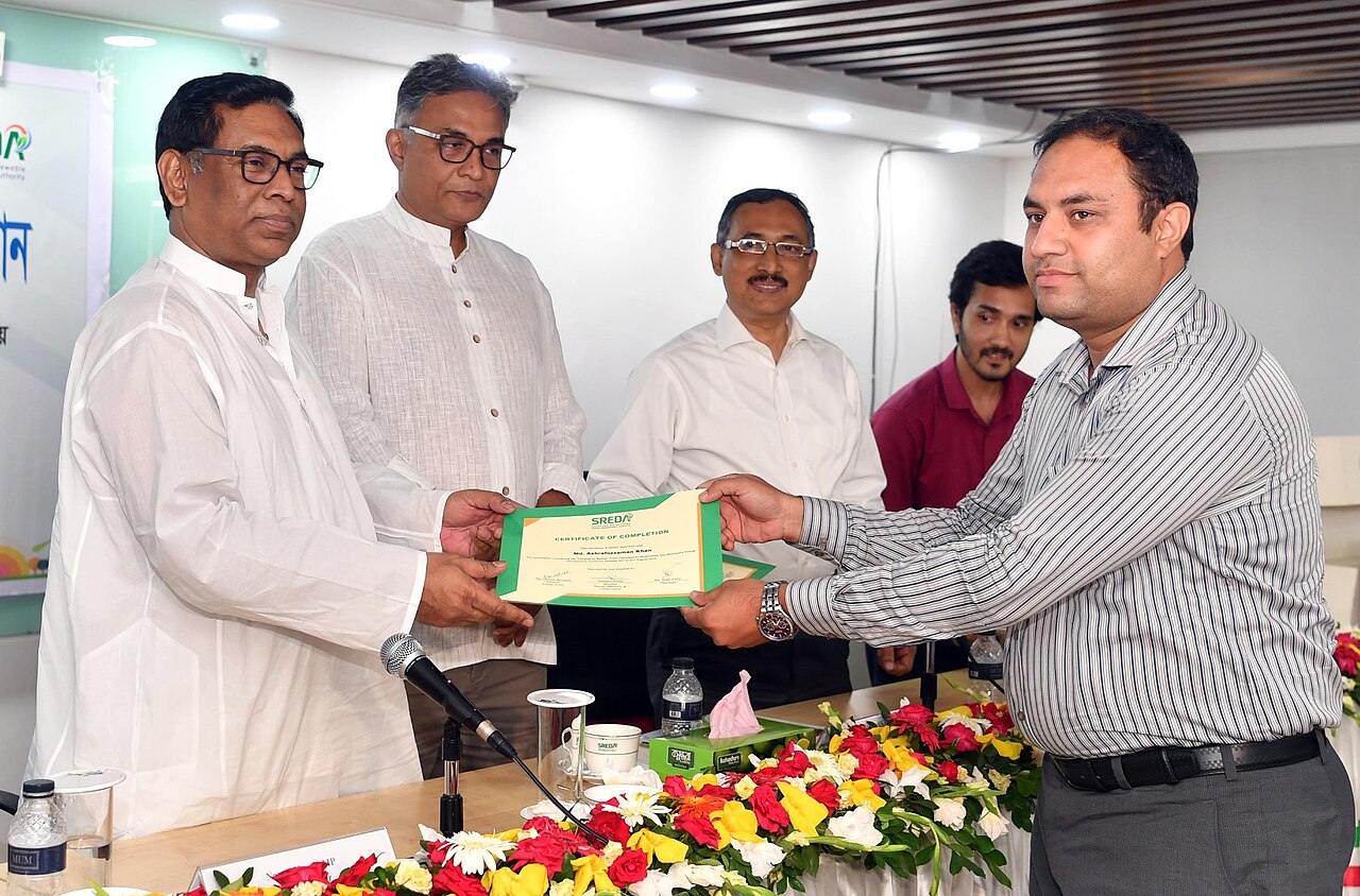 ISO 22301:2019 Auditor Training Targets DevOps Resilience — Naserul Hamid State Minister Power Energy Mineral Resources distributes certificates preparatory training energy auditor certificate examination IEB building Dhaka 2019-08-31 (PID-0037174)